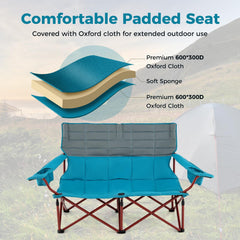 Reinforced metal frame of Tangkula chair with high weight capacity.