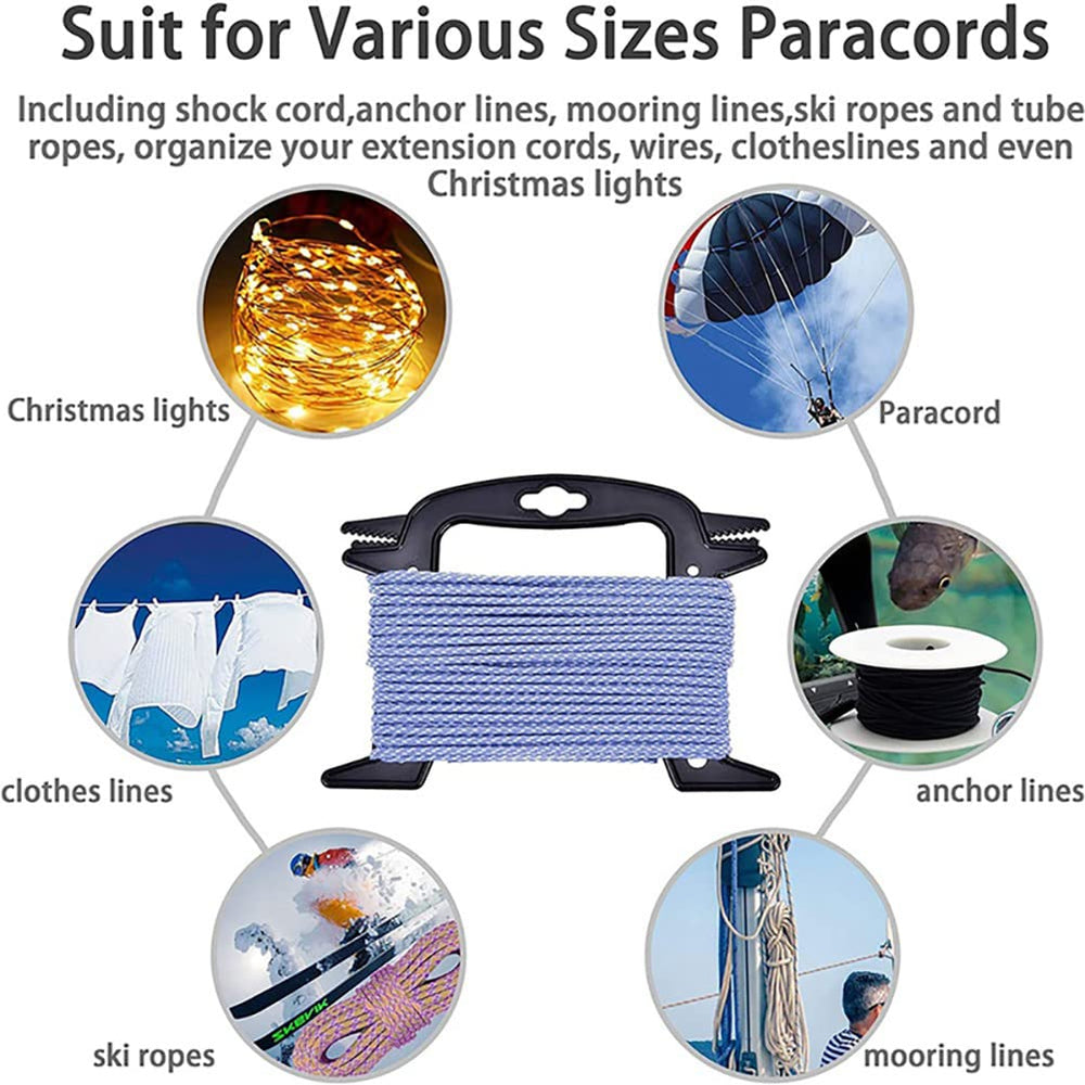 Tangle-free winding with dual-side teeth clips