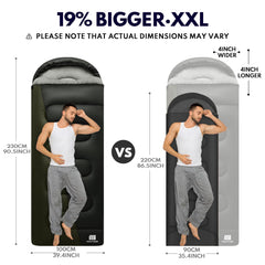 TANSTRIDER foot insulation area adds bottom warmth for chilly nights.