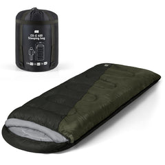 TANSTRIDER sleeping bag well-designed to keep warm for cold-weather camping and travel.