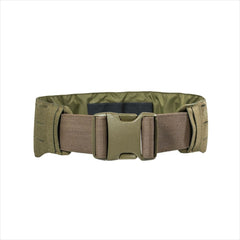 Tasmanian Tiger Warrior Belt LC olive small front view shows low-profile tactical setup