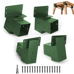 TAYORY deer blind brackets 4x4 packaging demonstrates a complete, outdoor-ready kit for quick setup.