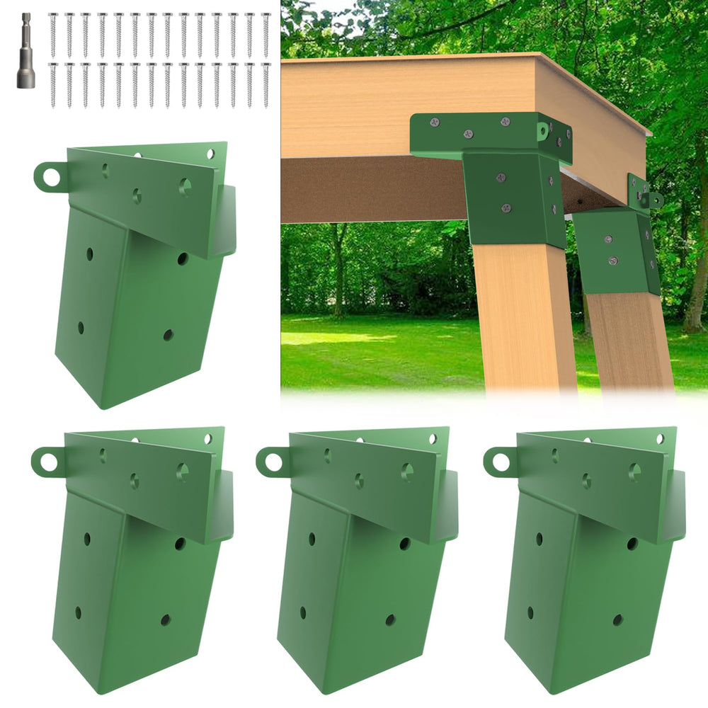 TAYORY deer stand brackets 4x4 elevator brackets for sturdy outdoor platforms.