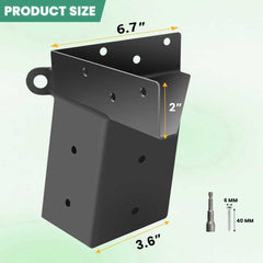 TAYORY elevator brackets 4pcs ensure reliable mounting and load-bearing for tree platforms.