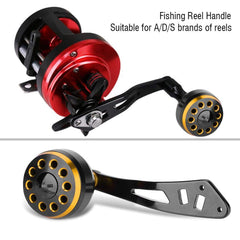 Black and gold Tbest reel handle; durable, stylish upgrade