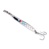 Tbest fishing lure with sequins and 3D eyes attracts game fish.
