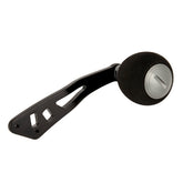 Tbest Fishing Reel Handle gun color front view with ergonomic grip for easy cranking.