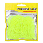 Tbest fluorescent soft lure with green paddle tail for lively action and easy casting