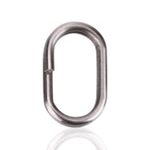 Tbest oval split ring for fishing connects lures securely for reliable hookups.