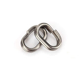 Tbest oval split rings for 5x8mm rigs, durable and reliable.