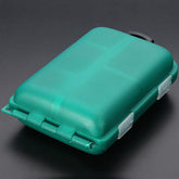 Tbest portable tackle box with a 10 grid layout for organized hooks and lures.