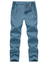 TBMPOY fleece-lined snow pants in blue with warm interior for cold days