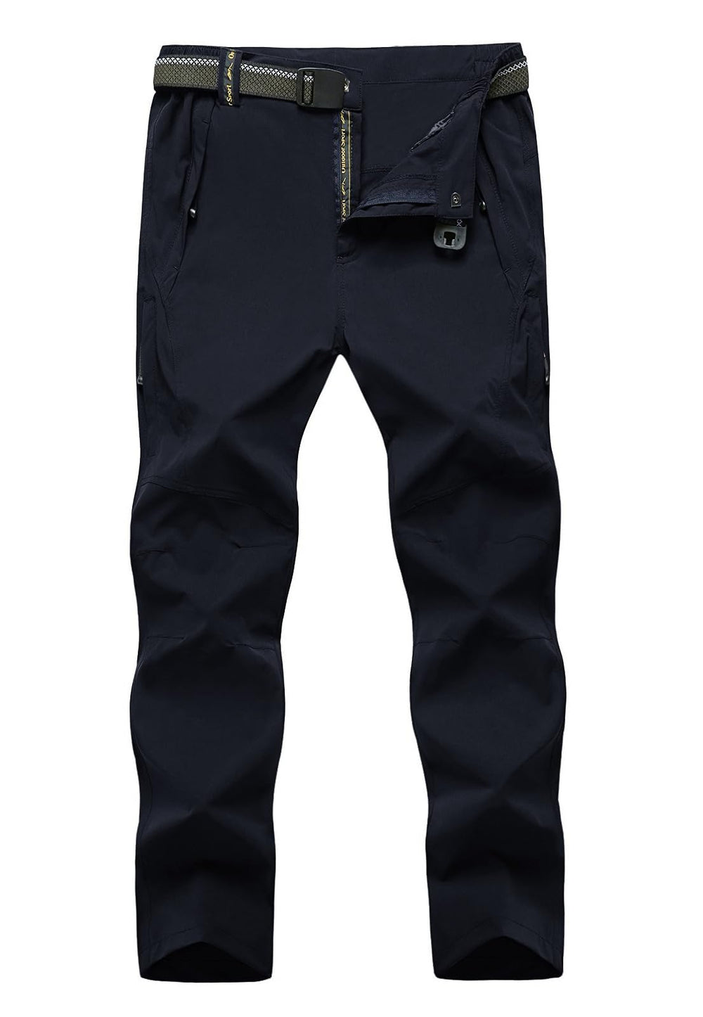 TBMPOY men's hiking pants with waterproof fabric for dry comfort on trails.