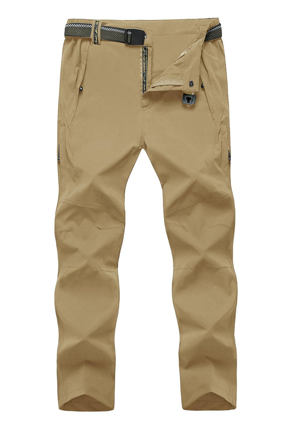 TBMPOY men's waterproof hiking pants with water-repellent fabric for dry trail comfort.