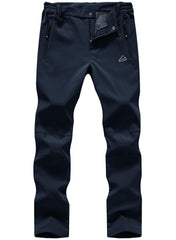 TBMPOY women's ski pants navy exterior with water-resistant softshell protection.
