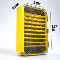 Tcakelox 2000 Lure Storage Box - side view with adjustable inserts