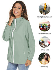 TCOT rain coat elastic cuffs and drawstring detail illustrate adjustable fit