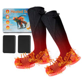 TCXCEO heated socks with four heat levels for customizable outdoor warmth.