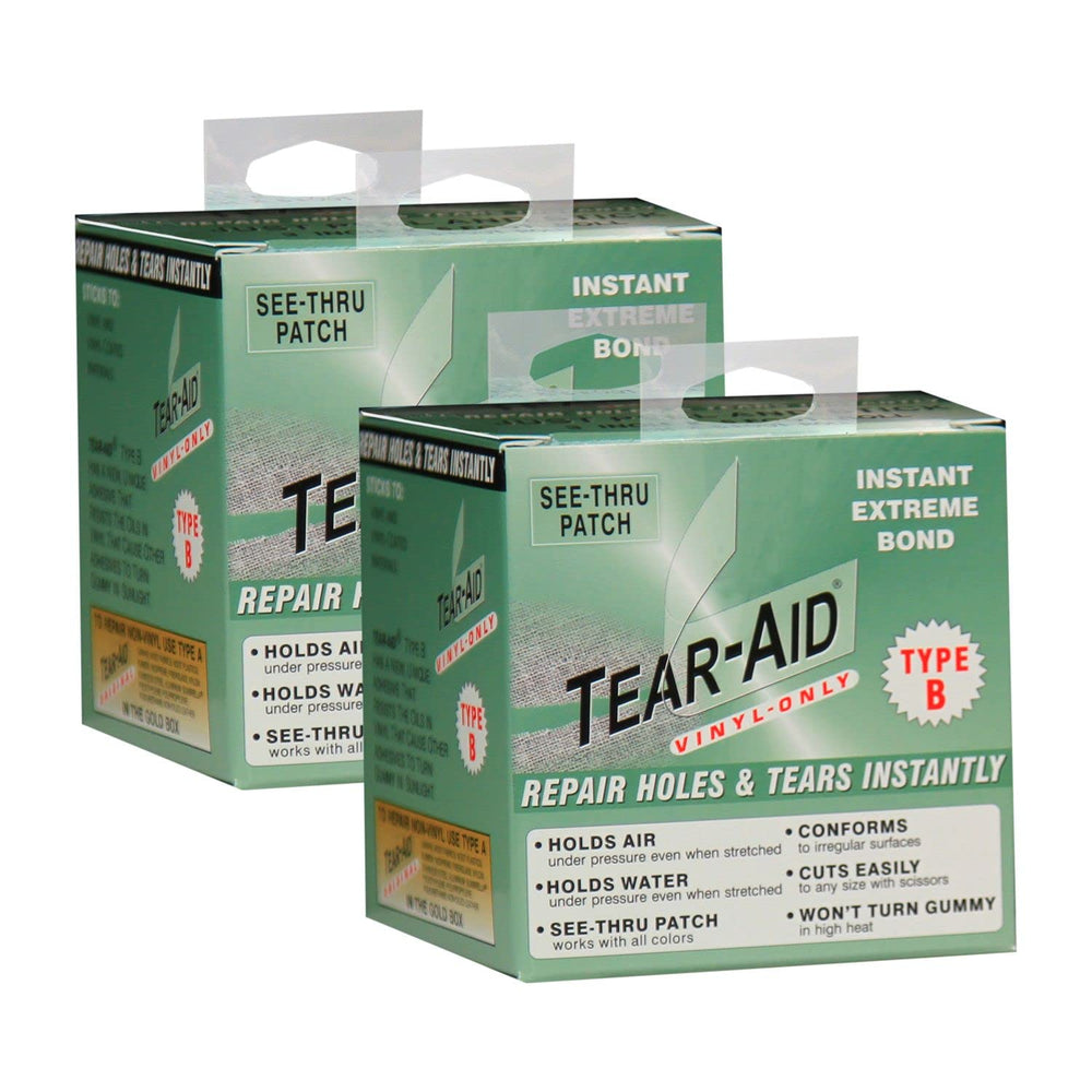 TEAR-AID vinyl patch roll, 3in x 5ft, ready for quick vinyl repairs