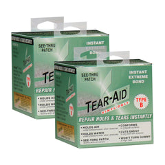 TEAR-AID vinyl patch roll, 3in x 5ft, ready for quick vinyl repairs