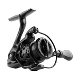 TEBEN LS carbon-frame close-up highlights ultralight performance for extended casting.