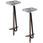 Teenyyou 2pack padded camo marsh seat in use for stable duck blind comfort
