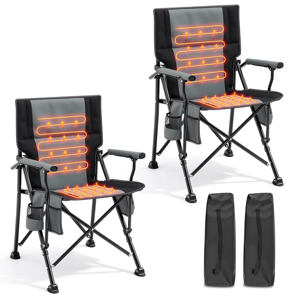 Teenyyou heated chair 2-pack open-seat for comfortable all-day outdoor seating