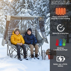 Teenyyou canopy with side visors blocks sun and wind for shade