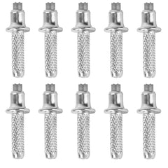 TEHAUX tungsten steel trekking pole tip closeup showing durable grip for rugged trails