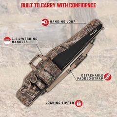 Tejon 50-inch soft rifle bag exterior with strap