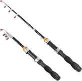 Telescopic fishing rod collapsed to 3.2 ft