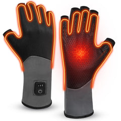 TemHot fingerless heated glove liners interior view showing warmth and flexibility