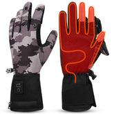 TemHot heated gloves waterproof windproof closeup for reliable outdoor warmth