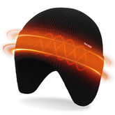 TemHot heated hat with dual ear warming elements