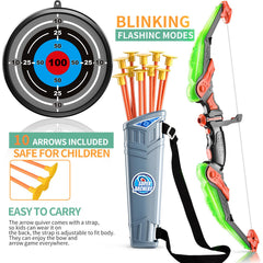 TEMI target and quiver set keeps arrows organized for easy play.