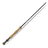 Temple Fork Outfitters Blue Ribbon Rod 6wt close-up highlighting lightweight build for smooth casting.