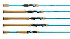 Temple Fork Outfitters Intracoastal spinning reel seat enhances secure ergonomic handling on long days at sea.