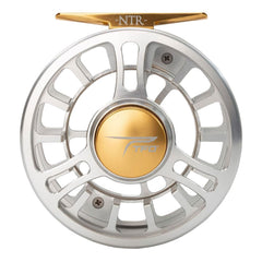 Temple Fork Outfitters NTR III CG side view, large arbor reel for freshwater fishing