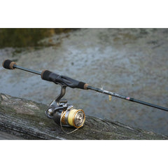 Temple Fork Pastime reel seat with Feel-Thru design for comfortable grip