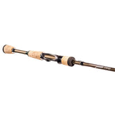 Temple Fork Outfitters Professional Spinning Rod 7ft action shot highlights versatility for freshwater and saltwater use.