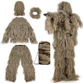 Tencen ghillie suit jacket for versatile concealment in outdoor terrain.