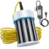 Tendelux underwater fishing light emitting green LED in water