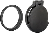 Tenebraex flip-up scope cover 50mm closed to protect optics during storage