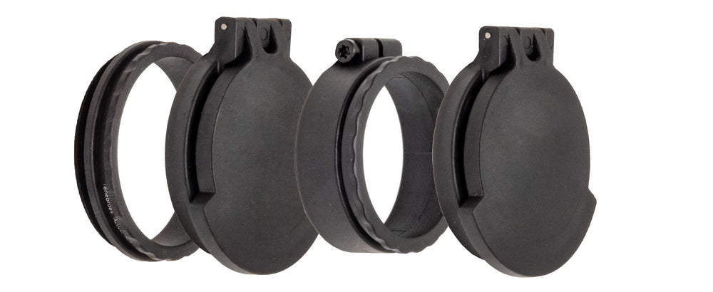 Tenebraex ocular flip cover front view protects lenses in rugged field conditions.