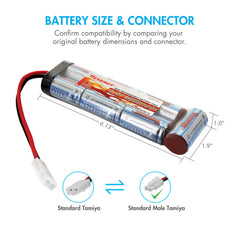 Tenergy universal charger supporting NiMH/NiCd 6V-12V packs.