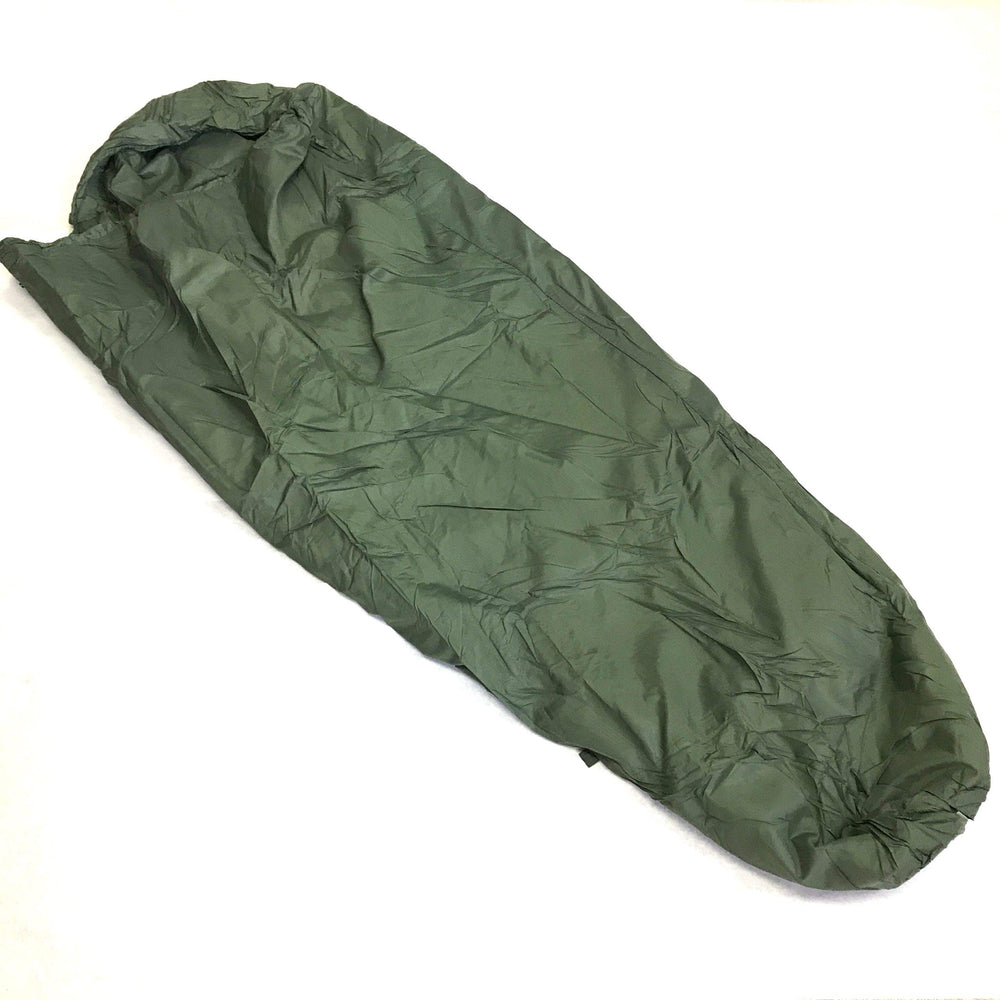 Tennier Industries Green Patrol sleeping bag rolled compact for portability
