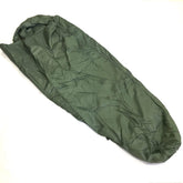 Tennier Industries Green Patrol sleeping bag rolled compact for portability