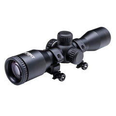 TenPoint 4x Pro-View 400 illuminated reticle delivers crisp aiming in low light scenarios.