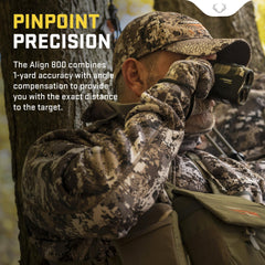 TenPoint Align 800 rangefinder 6x magnification aids precise distance in dim conditions.