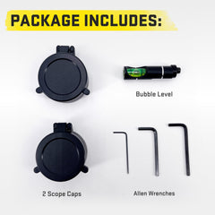 TenPoint illuminated duplex crosshairs across 20–60 yards for quick aiming.
